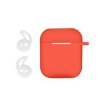 AIRCASE - Custodia in silicone morbido compatibile con Airpods 1st Gen. / 2nd Gen.