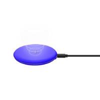 WLFASTFEEL - Caricabatteria wireless con cavo integrato Micro Usb, indicatori LED, potenza massima 10 Watt