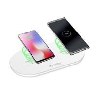 WL2FASTPAD - Caricabatteria wireless 2in1, carica 2 dispositivi, potenza massima 20 Watt, indicatore LED