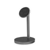 GHOSTDESK - Supporto da scrivania magnetico, universale per tutti gli smartphone, orientabile a 360°, incluse 2 placche metalliche