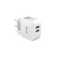 TC2USBTURBO - Caricabatteria da rete con doppia porta USB-A, potenza massima 17 Watt [TURBO]