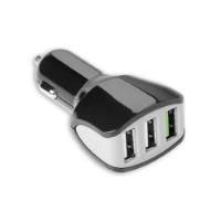 CC3USBTURBO - Caricabatteria da auto con tripla porta USB-A, potenza massima 22 Watt