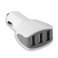 CC3USBTURBO - Caricabatteria da auto con tripla porta USB-A, potenza massima 22 Watt