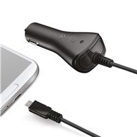 CCMICRO - Caricabatteria da auto con cavo Micro Usb integrato, potenza massima 5 Watt