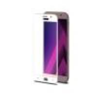 3DGLASS - Vetro 9H con bordo colorato bianco per schermo curvo compatibile con Samsung Galaxy A3 2017