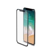 3DGLASS - Vetro 9H con bordo colorato nero per schermo curvo compatibile con Apple iPhone Xs/ iPhone X