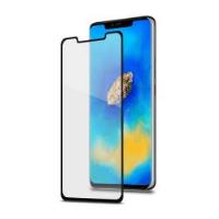 3DGLASS - Vetro 9H con bordo colorato nero per schermo curvo compatibile con Huawei Mate 20 Pro