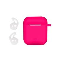 AIRCASE - Custodia in silicone morbido compatibile con Airpods 1st Gen. / 2nd Gen.