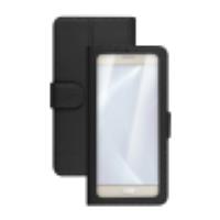 UNICA VIEW - Custodia universale con display a vista, funzione stand compatibile con gli smartphone da 4.5" a 5" dimensione display