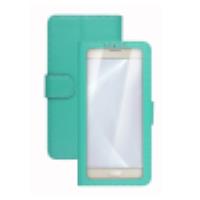 UNICA VIEW - Custodia universale con display a vista, funzione stand compatibile con gli smartphone da 4.5" a 5" dimensione display
