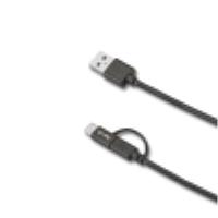 USBCMICRO - Cavo USB-A a Micro Usb, adattatore con porta USB-C, lunghezza cavo 1 metro, potenza massima 15 Watt