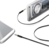LINEIN35 - Cavo audio stereo maschio/maschio, connettore jack 3,5mm, cavo piatto anti aggrovigliamento, lunghezza cavo 1 mt