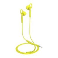 UP400ACT - Auricolare a filo stereo con jack 3,5mm a goccia, remote control e microfono integrato, comodi archetti, lunghezza cavo 1.2 mt, studiato per lo sport