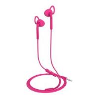 UP400ACT - Auricolare a filo stereo con jack 3,5mm a goccia, remote control e microfono integrato, comodi archetti, lunghezza cavo 1.2 mt, studiato per lo sport