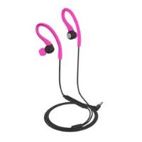 UP700ACT - Auricolare stereo a filo IN-EAR con jack 3,5mm, cavo tondo, remote control e microfono integrato, comodi archetti, lunghezza cavo 1.2 mt, studiato per lo sport