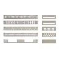 FRONTALE 1U OV-S/T PER 24 SC GRIGIO