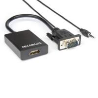VGA M to HDMI F con audio Jack 3,5mm