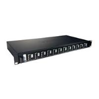 CASSETTO FO 1U CON 12 SCD MM NERO