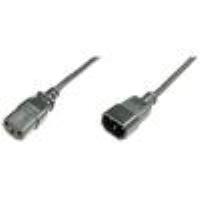 NILOX TECH - Cavo alimentazione/prolunga, connettore IEC C13 a connettore IEC C14, lunghezza cavo 1.8 mt, femmina a maschio