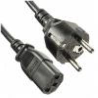 NILOX TECH - Cavo alimentazione con connettore IEC C13 a connettore CEE 7/4 Schuko 16A, lunghezza cavo 1.8 mt, femmina a maschio