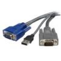 Cavo KVM ultra-sottile VGA USB 2 in 1 1,8 m