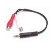 Cavo audio stereo 3,5 mm M a 2x F RCA
