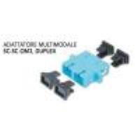 ADATTATORE SC DUPLEX MM AQUA