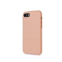 SUPERIOR - Cover in pelle sintetica con copertura tasti in alluminio colorato, colore rosa compatibile con Apple iPhone SE 2020/ iPhone 8/ iPhone 7